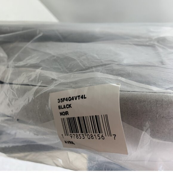 Michael Kors Avril Large Leather and Suede Tote Bag Black NWT $628 - Picture 6 of 7